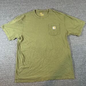 Carhartt Original Fit Pocket T-Shirt Short Sleeve Olive Green Mens Large Tall LT